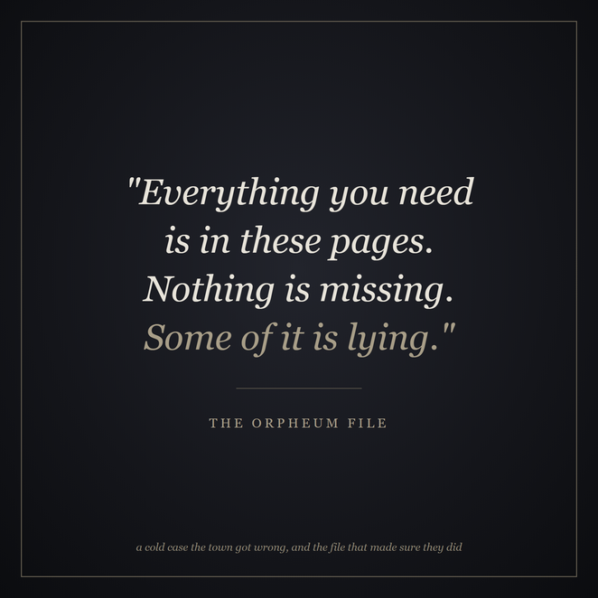 Nothing is missing. Some of it is lying.